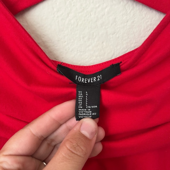 Forever 21 Short Red Dress - Picture 4 of 6